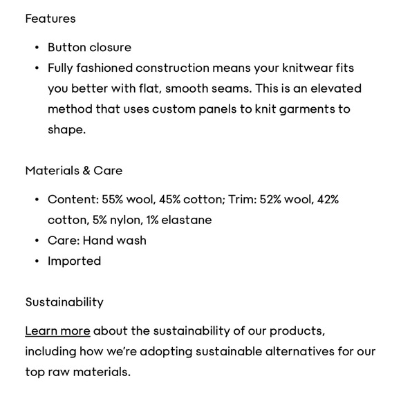 Heather Chrome Women's Aritzia Sicily Cropped cardigan - Picture 3 of 3